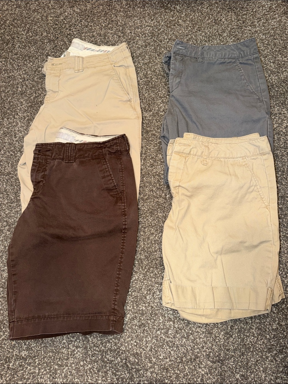 4 Pair! Old Navy & Faded Glory Women’s Shorts size 4